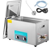 Nettoyeur à Ultrasons-Duoku-30 L-Minuterie Numérique et Chauffage-Acier inoxydable-Contrôle par Bouton