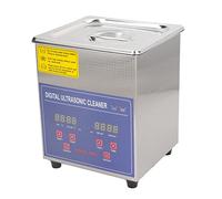 Nettoyeur à Ultrasons Industriel, MH 010S 40Khz 2L Nettoyeur de Pièces à Ultrasons Numérique 304 Nettoyeur à Ultrasons en Acier Inoxydable pour Lunettes Bijoux PCB