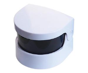 Nettoyeur à ultrasons - Machine de nettoyage de bijoux ménagers - Outil de lavage de boîtier ABS - Prothèses dentaires, bracelets, boucles d'oreilles, lunettes, colliers, rasoirs - Appareil portable