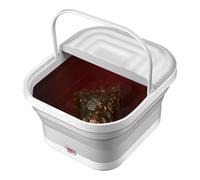 Nettoyeur à ultrasons - Machine de nettoyage pour lunettes - Pour nettoyer les lunettes, têtes de rasage, bijoux, montres, prothèses dentaires - Nettoyeur à ultrasons à 360° avec 3 modes de nettoyage