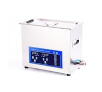 Nettoyeur À Ultrasons Numérique 0,8 L 2 L 6 L 10 L 30 L 38 L Bain Chauffé PCB Moteur Métal Laboratoire Nettoyeur À Ultrasons Dégraissage Large Gamme D'Applications(6.5L)
