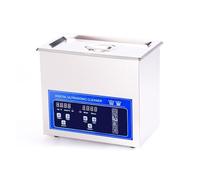 Nettoyeur À Ultrasons Numérique 0,8 L 2 L 6 L 10 L 30 L 38 L Bain Chauffé PCB Moteur Métal Laboratoire Nettoyeur À Ultrasons Dégraissage Large Gamme D'Applications(4.5L)