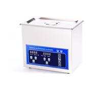 Nettoyeur À Ultrasons Numérique 0,8 L 2 L 6 L 10 L 30 L 38 L Bain Chauffé PCB Moteur Métal Laboratoire Nettoyeur À Ultrasons Dégraissage Large Gamme D'Applications(3.2L)
