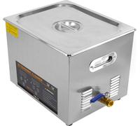 Nettoyeur à ultrasons numérique 15L Nettoyage acier Minuterie Fonction chauffage Panier