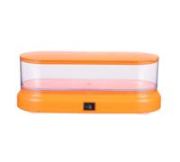 Nettoyeur À Ultrasons Pour Bijoux, Lunettes, Rasoirs, Coupe-Ongles - Portable, Durable, 5 W, 47 Khz, Orange, À Piles
