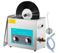 Nettoyeur à Ultrasons pour Disque Vinyle Nettoyeur-VEVOR-6L 4 Disques à La Fois-Machine à Ultrason Bac Inox