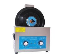 Nettoyeur à ultrasons pour disques vinyles - Machine portable avancée de 6,5 L à cavitation, nettoyage par vibration à double fréquence, minuterie et contrôle de la température, nettoie en t