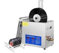 Nettoyeur à ultrasons pour disques vinyles, nettoie 8 disques simultanément, nettoyage automatique double face, minuterie réglable de 0 à 30 minutes