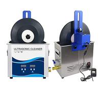 Nettoyeur à ultrasons pour disques vinyles, système de nettoyage chauffant de 300 W avec température réglable et dégazage, support de levage inclus.