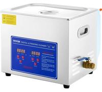 Nettoyeur à ultrasons VEVOR, haute puissance ultrasonique, grandes options de capacité, 10L