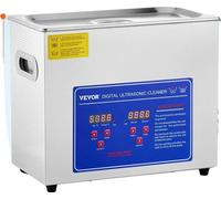 Nettoyeur à ultrasons VEVOR, haute puissance ultrasonique, grandes options de capacité, 6L