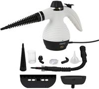 Nettoyeur à vapeur assainissement tue et élimine 99,99 %* des virus germes et bactéries désinfecte la vapeur 1500 W désinfectant multi-usages accessoires enlever les taches des sièges de voiture, etc.