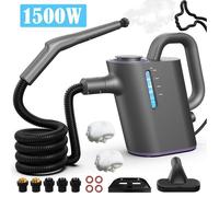 Nettoyeur à vapeur haute pression,1500W,105 °C,réglable 1à 6,chauffage 15-20 secondes,550 ml,pour Voiture,Cuisine et Meubles
