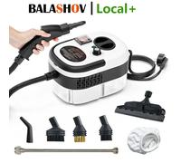 Nettoyeur à vapeur portatif 2500W, climatiseur haute et température, hotte de cuisine, Machine de nettoyage à vapeur pour voiture, nettoyage des sols et plus encore Upgraded Gery
