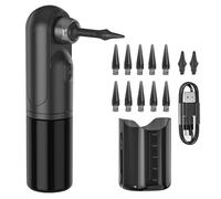 Nettoyeur auriculaire électrique Kyaoayo - Nettoyage des oreilles avec 4 modes - Kit de nettoyage pour la maison - Chargement USB - Nettoyeur d'oreille en Plastique ABS non stérile - 1 unité