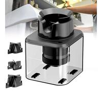Nettoyeur automatique de filtre à café, machine de nettoyage électrique avec 3 brosses, convient aux bols de 58 mm, nettoyage rapide en 5 secondes, installation de bureau ou intégrée pour les cafés