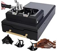 Nettoyeur Automatique De Marc De Café Pour Poignée De Machine à Expresso - Nettoyeur De Porte-Filtre électrique Avec 1 Brosse Et 2 Racleurs à Poudre Pour Porte-Filtres De 58 Mm, Vitesse De 300Tr/Min