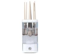 Nettoyeur automatique de pinceaux de maquillage, nettoyant pour pinceaux cosmétiques - Machine à laver les pinceaux cosmétiques à séchage rapide - Mélangeur rotatif de pinceaux de maquillage portables