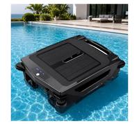 Nettoyeur Automatique d'écumoire de Piscine Solaire sans Fil | Double charge, 2 modes de vitesse, évitement intelligent des obstacles, nettoyage 24h/24 et 7j/7