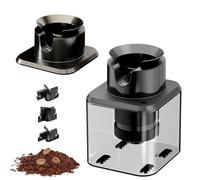 Nettoyeur automatique électrique pour expresso avec plusieurs têtes de brosse et seau en acrylique visualisé