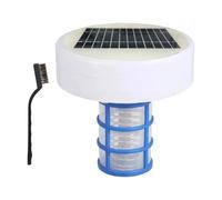 Nettoyeur automatique flottant pour piscine - Ioniseur solaire en cuivre - Réduction du chlore - Purificateurs de piscine faciles à utiliser