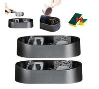 Nettoyeur Automatique Pour Porte-filtre, Kit De Nettoyage Pour Porte-filtre À Café, 2 Éponges De Nettoyage Et Plateau Anti-débordement, Compatible Avec Les Machines De 51/53/58mm(2PC)