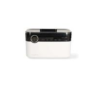 Nettoyeur Bijoux 1800 ml LED à Ultrasons avec Minuterie Blanc