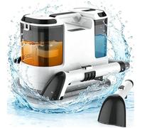 Nettoyeur Canapé Pro 800W Aspiration 14kPa Double Bac 1.6L+1.8L Câble 5m Pour Taches Animaux & Tapis Épais
