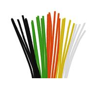 Nettoyeur chenille mix 6 x 30 cm. 5 couleurs. 25u.