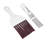 Nettoyeur d'ailettes de condensateur pour climatiseur avec peigne en métal et brosse pour une performance optimale