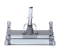 Nettoyeur d'aspirateur pour piscine en alliage d'aluminium 14in, tête d'aspiration efficace pour piscine Thorough