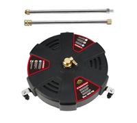 Nettoyeur de avec Roues, nettoyant pour Surfaces en Acier Inoxydable, nettoyeurs pour Surfaces extérieures avec Roues | Outil de Nettoyage avec 2 Buses Haute Pression pour ponts, Cours, allées