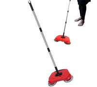 Nettoyeur de balayeuse de Tapis, balayeuse à Main,Balai aspirateur Non électrique | Balayeuse à poignée réglable, Outils de Nettoyage de Sol pour Le Balayage Domestique, intérieur et extérieur