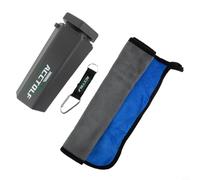 Nettoyeur de balle de golf portable pour nettoyeur de balle de golf pour sac, chariot porte-gobelet pour nettoyage personnel de balle de golf en déplacement (gris)