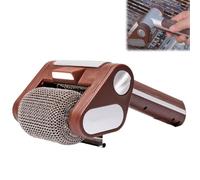 Nettoyeur de barbecue rechargeable sans fil - Sans poils avec lumière LED - Tête en acier inoxydable - Passe au lave-vaisselle - Pour barbecue et camping