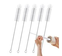Nettoyeur de biberons - Brosse de nettoyage réutilisable pour bébé - Poignée longue flexible - Tasse flexible - Machine à laver - Pour verrerie, gobelets, gobelets en verre de paille, gadgets de