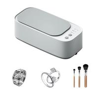Nettoyeur de bijoux à ultrasons, 45 000 Hz avec 3 minuteurs numériques, opération One Touch Cleaner Sonic Cleaner pour lunettes, bijoux, bague