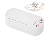 Nettoyeur de bijoux à ultrasons - Nettoyeur portable de bijoux et de lunettes, couverture à 360 degrés, nettoyeur de bijoux à 3 vitesses pour boucles d'oreilles, rasoirs, Refer to description, se