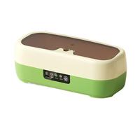 Nettoyeur de bijoux à ultrasons, rechargeable, lumière, modèle de mise à niveau à 3 boutons, nettoyeur multi-usages portable pour usage domestique, convient pour ga