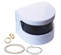 Nettoyeur De Bijoux Portable - Conception Ultrasonique Haute Fréquence, Machine De Nettoyage Compacte, Effet De Cavitation Profonde, Opération Facile | Appareil Ménager Redonnant De L'éclat Pendant L'