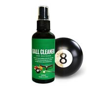 Nettoyeur de Billes Billard | 100ml en petit flacon - agent doux détachant,Nettoyant et Polisseur de Billes Billard | Pour la Crasse, Bowling et Golf, un Entretien Anti-Poussière et Anti-Saleté