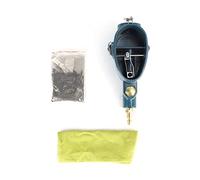 Nettoyeur de Bougies D'allumage Pneumatique 90 Psi Outil de Nettoyage de Sableuse à Air de Voiture avec Entrée Bleue Abrasive de 1/4 Pouce