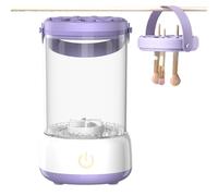 Nettoyeur de brosse électrique - Laveuse d'outils de maquillage portable, dispositif de nettoyage automatique de brosse cosmétique, nettoyeur compact | Accueil Vanity Voyage Femme
