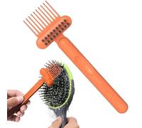 Nettoyeur de brosses à cheveux - Outil de râteau 2 en 1, brosse de nettoyage de peigne, nettoyeur de brosses pour démêler la saleté et enlever le clavier de voyage | Salon Home T