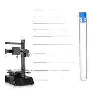 Nettoyeur de buses d'imprimante 3D 10 - Filament partiel élégant et moderne en acier inoxydable 0,15 à 1 mm - Buses de 1 mm - Kit de nettoyage et d'entretien - Multiusage pour l'extérieur et