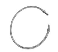 Nettoyeur de canalisations robuste à ressort pour évier, toilettes, douche, baignoire, drainage, débouchage pour perceuse manuelle, tuyau à ressort de salle de bain serpent