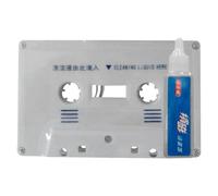Nettoyeur De Cassette - Cassette De Cassette | Audio Cassette Cabeller Cleaner, Kit De Nettoyage De Têtes De Ruban De Cassette Longue Durée, Solution De Maintien Des Têtes De Ruban De Cass