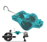 Nettoyeur de chaîne de cycle - Unité à chambre à poils rotative, outil ďe brosse đe nettoyage, accessoires d'entretien, opération d́e nettoyage des résidus d'huile, accessoire ď'entretien pour deux ro