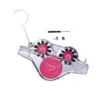 Nettoyeur de chaîne de vélo - Outil de nettoyage dégraissant haute performance - Boîtier PC avec brosse rose - Système de nettoyage complet pour VTT Road Gravel Cycling, Trail Racing - Kit d'entretien