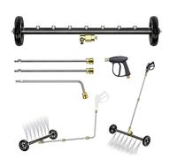 Nettoyeur de châssis Haute Pression, insérer l'extension de raccord Rapide 1/4", Longueur Totale 60 cm, Deux en Un Lave-sous-Champ de véhicule, avec 3 Barres d'extension